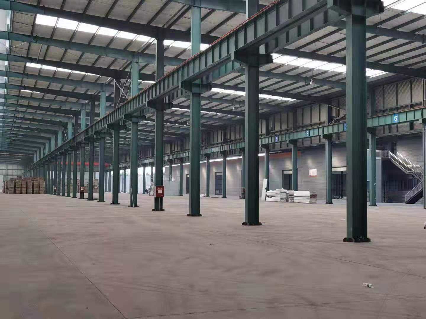 Painted Hot Dip Galvanized Steel Structure Warehouse Customized Specifications