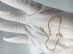 Van Cleef Arpels Sweet Alhambra bracelet 18k yellow gold with white mother-of