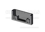 Black Rectangular Rubber End Caps Ozone Hot Air Aging Heat Resistant