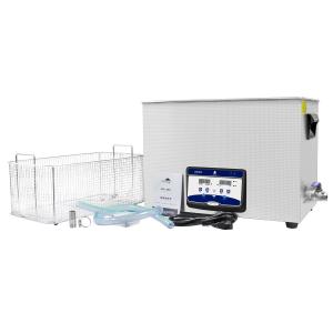 Wholesale SUS304 Tank Bench Top Ultrasonic Cleaner 38L Big 2 Power Mode For Auto Parts from china suppliers