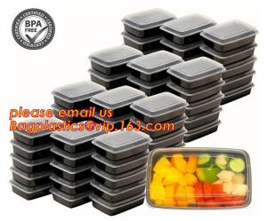 Wholesale Food grade plastic disposable plastic take away bento box with 4 compartment,Containers Plastic Leakproof Food Container from china suppliers