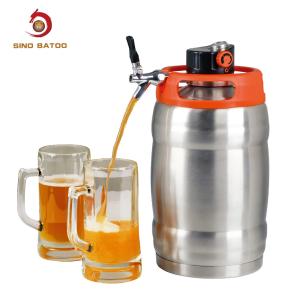 Wholesale 5L Double Wall Vacuum Insulated Barrel Beer Dispenser Tap Kit from china suppliers