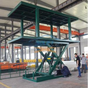 Wholesale 3T 2.5M Double Deck Car Parking System Hydraulic Car Lifts For Home Garages Car Parking from china suppliers
