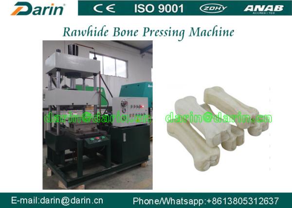 Cow Skin Dog Chews Dog Bone Making Machine Pressed Rawhide Bones Punching