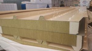 Wholesale 50mm-200mm Rockwool Sandwich Panel Insulation Fireproof Lightweight For Roofing from china suppliers