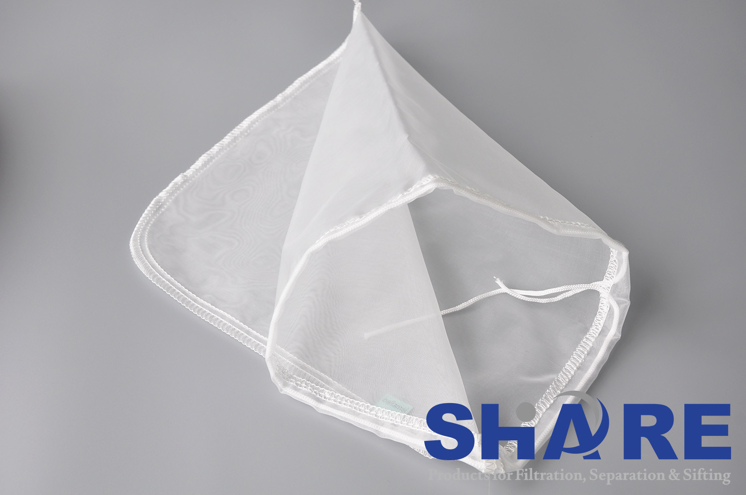 Monofilament Liquid Filter Bags With Drawstring As Top Collar Rating From 1um To 2000um