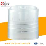 33/410 Cosmetic Cosmetic Bottle Caps 33mm Aluminum Plastic Lucency Cap Non Spill