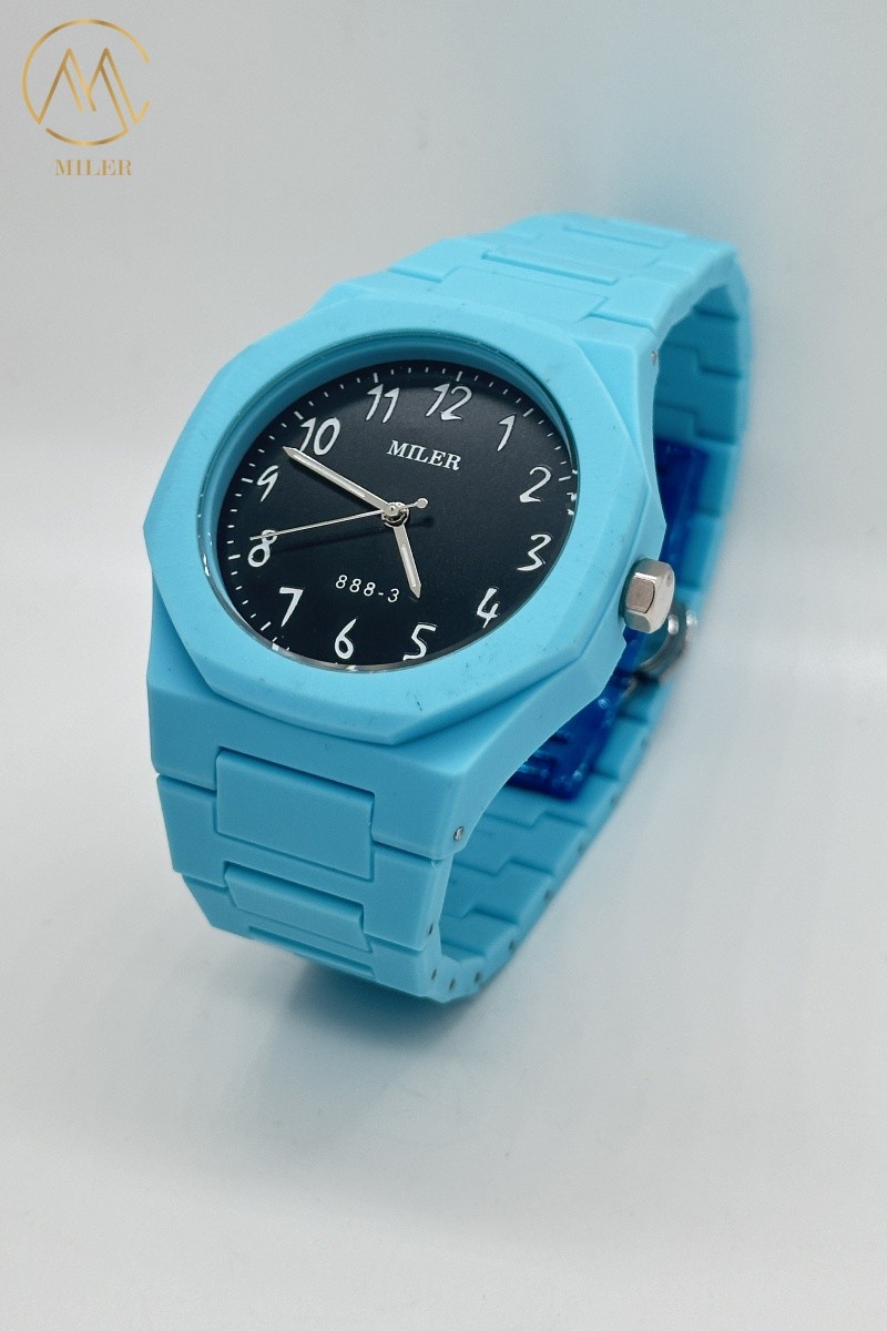 Factory Wholesale Quartz Movement Waterproof Resin Rubber Case Watches