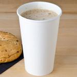 Food Grade Paper Disposable Single Wall Cups FSC Certified For Hot And Cold