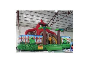 Wholesale Red Coconut Tree Inflatable Fun City With Slide Jumping Castle from china suppliers