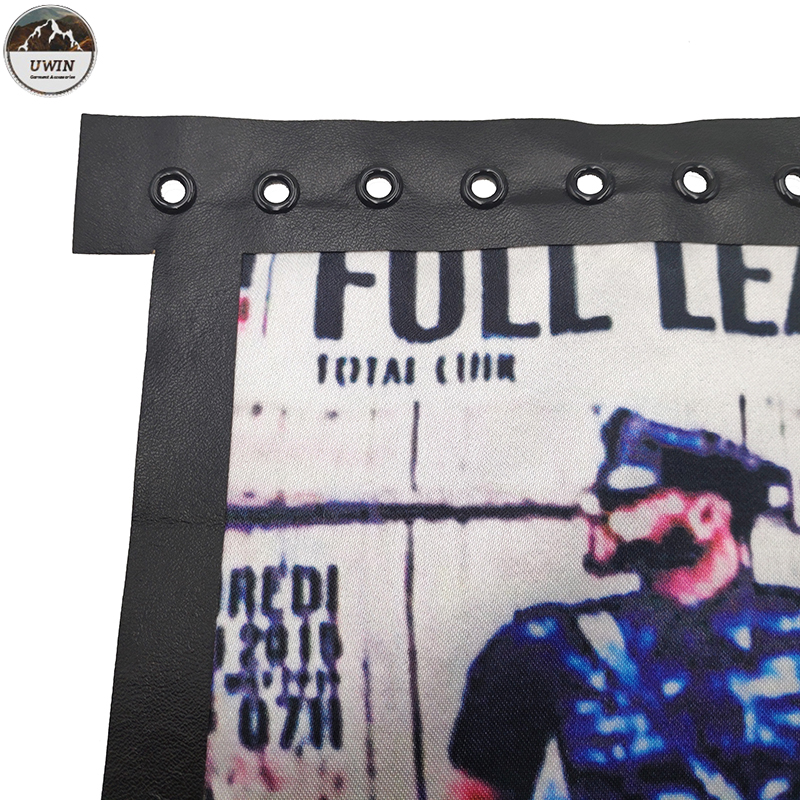 Art Work Digital Printed Patches PU Material Soldier Clothing Applique