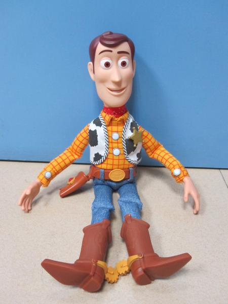 Disney Cartoon Music Plush Toys Pixar Toy Story Talking Sheriff Woody Action