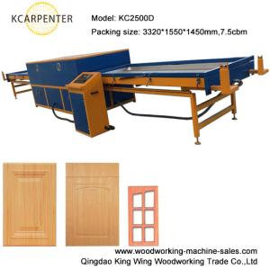 Wholesale Woodworking Door Cabinet PVC film Vacuum Membrane Press Machine from china suppliers