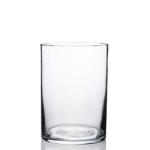 Wholesale Indoor Home Decorative Clear Cylinder Murano Design Glass Vase Wedding
