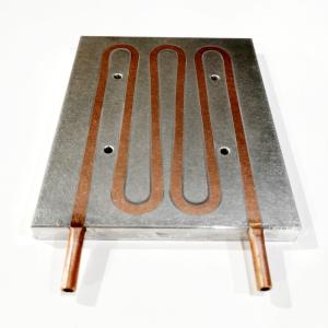 Wholesale Embedded Cooper Radiator Heat Sink Plate For Water Cooling 120x12x150mm from china suppliers