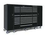 Stainless Steel Handles Metal Heavy Duty Tool Storage Box for Garage Cabinets