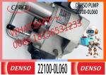 Diesel Common Rail Injection Fuel Pump Assy 22100-0L060 294000-0901 294000-0902