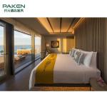 Apartment Walnut Solid Wood Custom Hotel Furniture