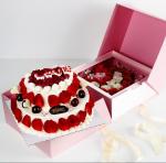 Surprise Cake Flower Chocolate Rose Packaging Paper Cardboard Rigid Birthday