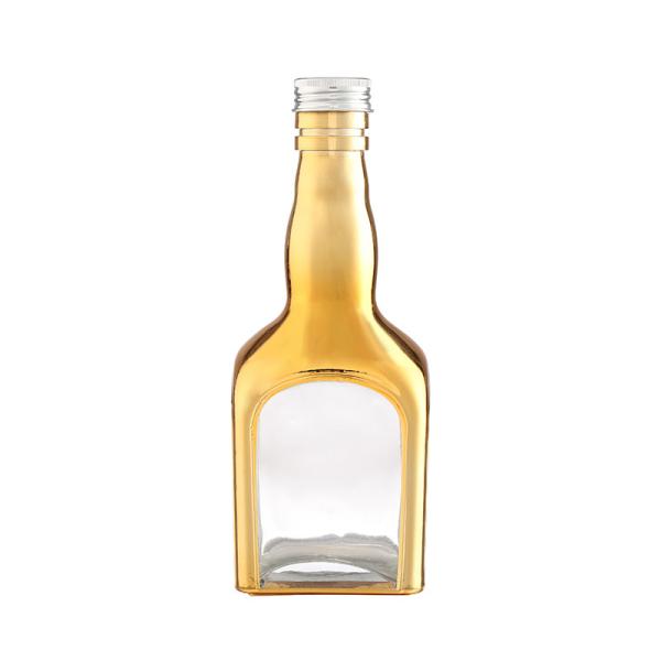 Body Material Super Flint Glass 500ml Luxury Long Neck Tequila Glass Bottle for