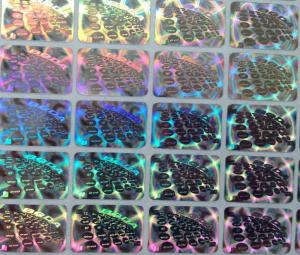Wholesale Laser Printing Custom 3D Anti-fake Adhesive Aluminium foil Holographic Label Stickers from china suppliers