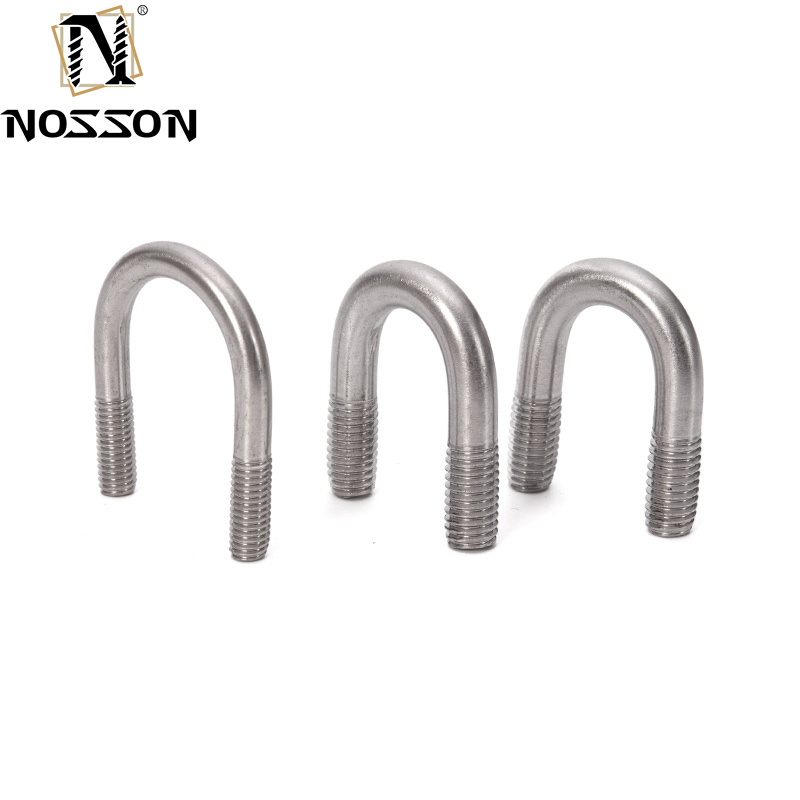 Stainless Steel ZINC Finish M2-M12 Carbon Steel U Bolt Fastener for Metric Applications and High Tensile Strength