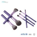 Opp Bag Purple BSCI 14 Piece Makeup Brush Set