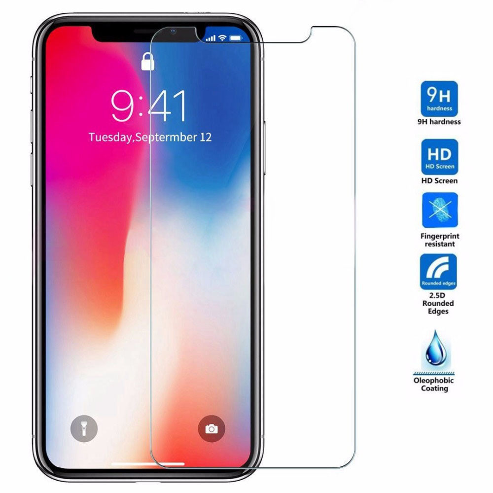 Scratch Proof Mobile Phone Glass Screen Protector 2.5D 0.33mm 9H Hardness