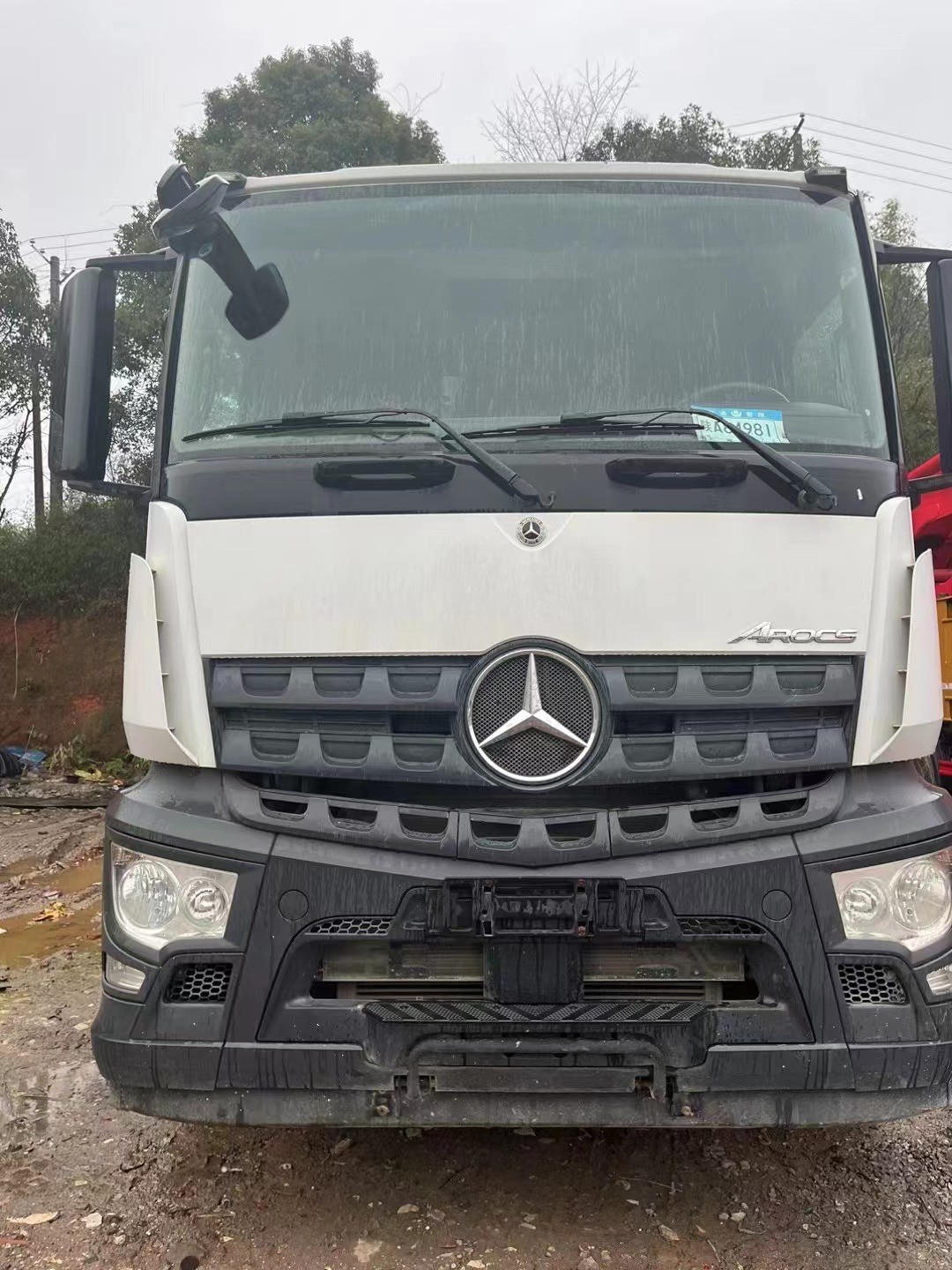 2021year Sany 62m Used Concrete Pump Truck With Yellow And Red Color And Flexibility