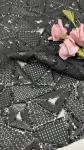 Leafy 3D Floral Lace Fabric Embroidery Fabric Elegant And Breathe Sequin Lace