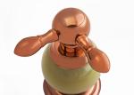 Decorative Brass Double Robe Hooks Bathroom Decorations Rose Gold Color