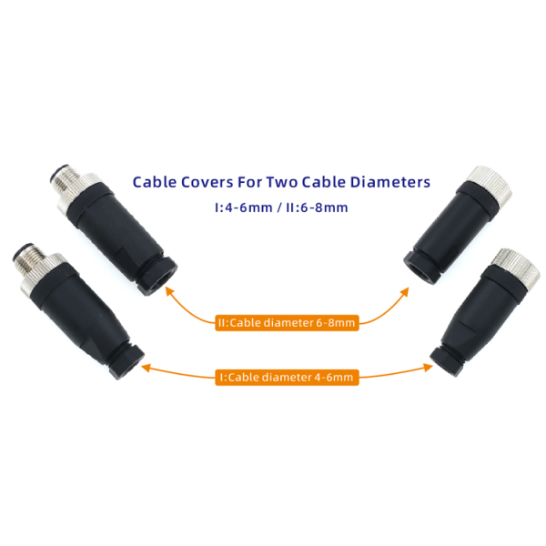 wireable assembly m12 plastic connector pinout renhotec tee bulkhead field 4 pin plug sert with push in cable circular lock
