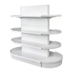 factory price multi layers steel supermarket shelf/ high quality metal double
