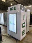Commercial Large Ice Storage Containers Indoor Glass Door Ice Bag Storage