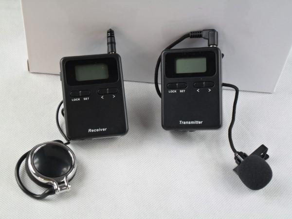 100 Channels Audio Tour Guide Equipment for Tourism / Church 796-821MHz