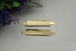 Custom factory fashion gold rectangular decoration bag accessories metal handbag