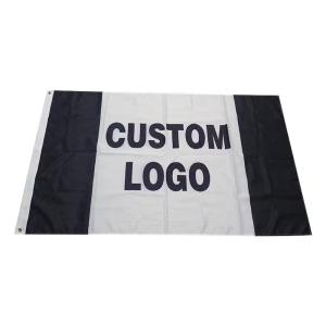 Wholesale Customized Logo Printed Polyester Flag 3x5 Outdoor Silk Screen Flag from china suppliers