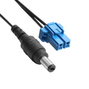 Wholesale DC Plug 2.1*5.5mm Solder Type PVC To TE Blue Housing 2P Female Cable Connector OEM / ODM from china suppliers