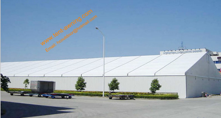 Windproof Temporary Workshop Tent Aluminum Structure Waterproof Marquee Tents