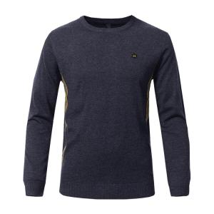 Wholesale Black Warm Winter Men'S Wool Sweater , Business Casual Crew Neck Sweater from china suppliers