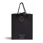 Custom Design Luxury Black Matte Thick Paper Clothing Packaging Gift Shopping