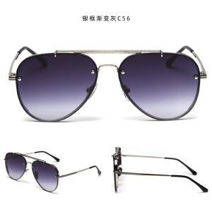 Wholesale UVA Rays Metal Frame Polarized Sunglasses UV400 Women Rimless Sunglasses from china suppliers