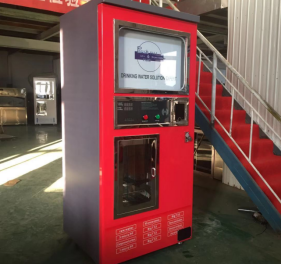 Self Service RO Water Dispenser , Water Refilling Vendo Machine 4 Stage