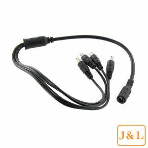 Wholesale 1 Female to 4 male DC Power Supply Splitter Cable SV124PC from china suppliers