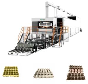 Wholesale Automatic Fruit Apple Tray Production Line Paper Pulp Molding Machine from china suppliers