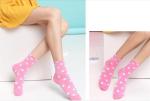Trendy colorful christmas promotional style OEM thick winter cosy cotton socks