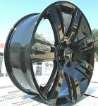 Gloss Black 22" Cadillac Escalade Wheels Rims For Sierra Yukon 6x139.7