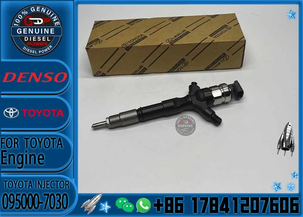 REFONE 8000-100-0282 Diesel Common Rail Injector 095000-7030 095000-6760 23670-30140 23670-39185 for Toyota 1KD-FTV Engi