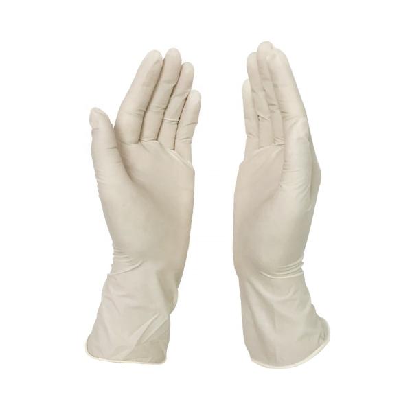 Sterile Disposable Medical Gloves / Disposable Surgical Rubber Gloves Smooth