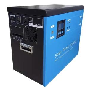 Wholesale 2KW 3KW Portable Solar Power Station Home Emergency Generator from china suppliers